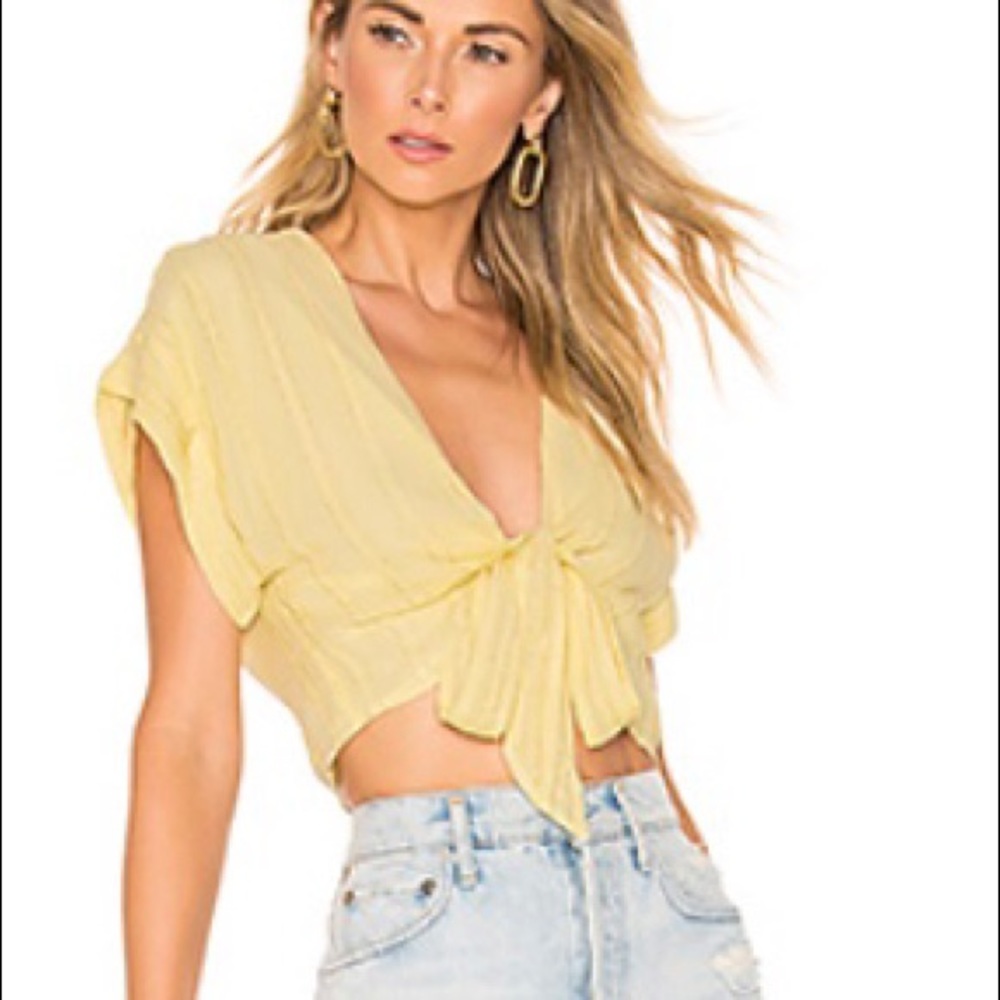 L’ academie los angeles yellow top